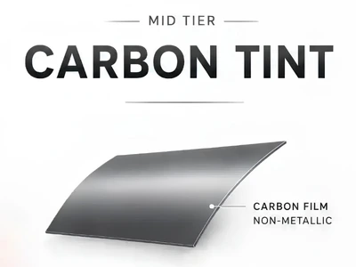 Carbon window tint film diagram